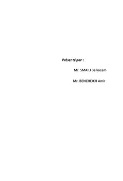 Etudes Des Vibrations Libres Des Poutres en Rotation