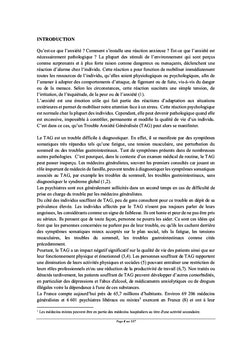 Prise en charge du Trouble Anxiete Generalisee