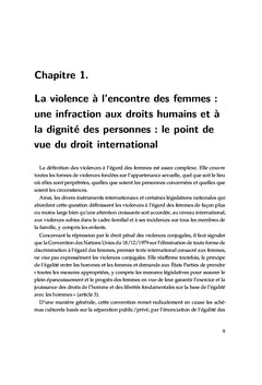 La place du droit dans la strategie des luttes contre les violences