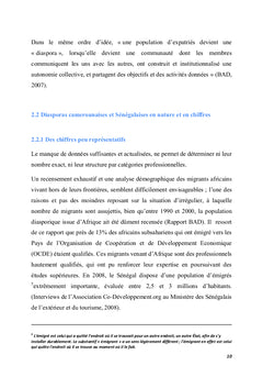 Diasporas camerounaises et sénégalaises face au développement local