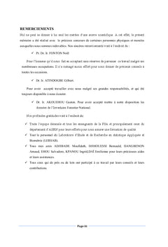 Estimation de biomasse aerienne: Savane soudano-guineenne (BENIN)