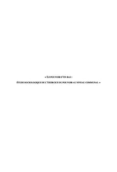 Le Pouvoir d'en bas