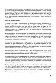 Quartiers durables en Méditerranée