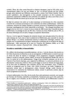 Quartiers durables en Méditerranée