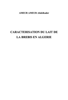 Polymorphisme génétique des protéines du lait de brebis
