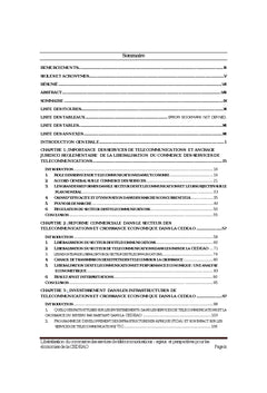 Libéralisation du commerce des services de télécommunications