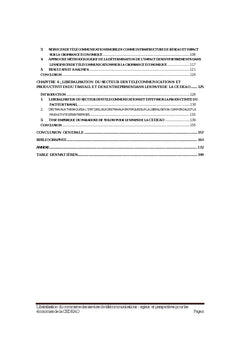 Libéralisation du commerce des services de télécommunications