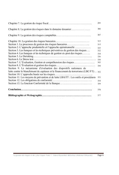 La Gestion des risques et des cyber risques