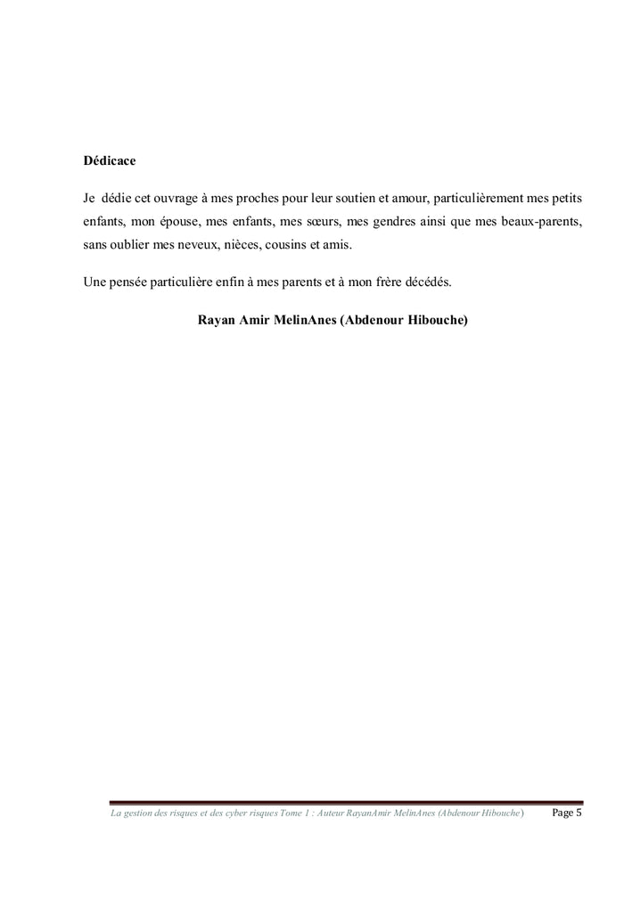 La Gestion des risques et des cyber risques