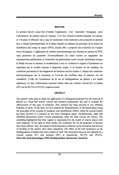 Etude hydrodynamique d'un bioreacteur A lit fixe