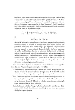Etude des systèmes dynamiques aléatoires récurrents