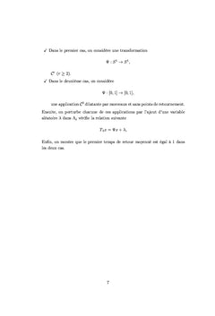 Etude des systèmes dynamiques aléatoires récurrents
