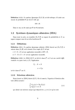 Etude des systèmes dynamiques aléatoires récurrents