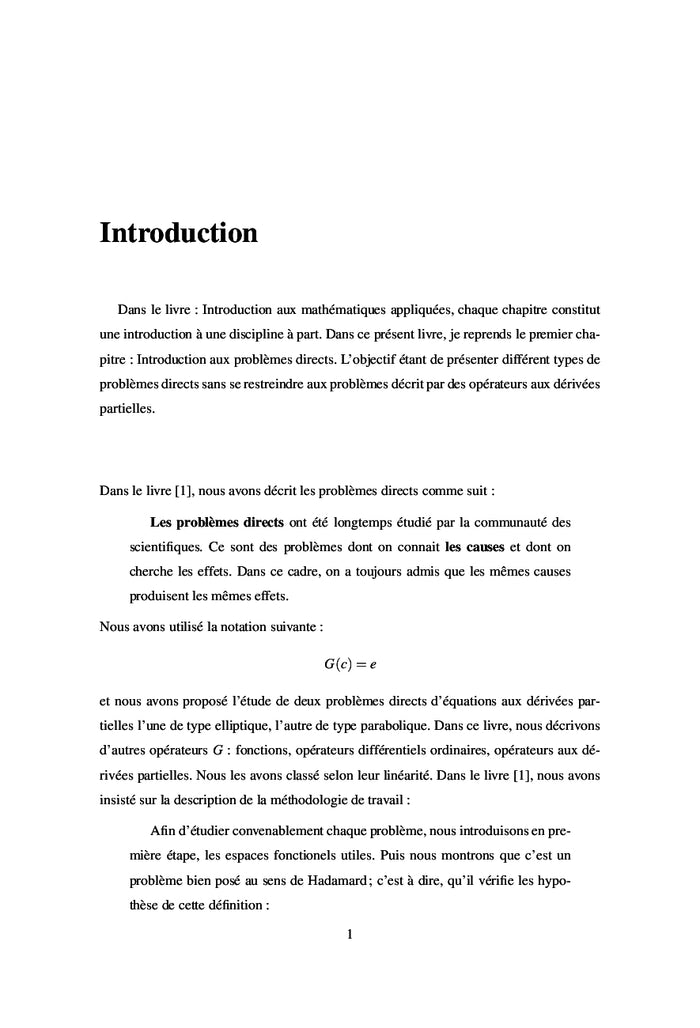 Introduction aux opérateurs linéaires et aux opérateurs non linéaires