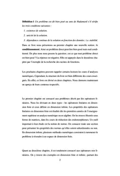 Introduction aux opérateurs linéaires et aux opérateurs non linéaires