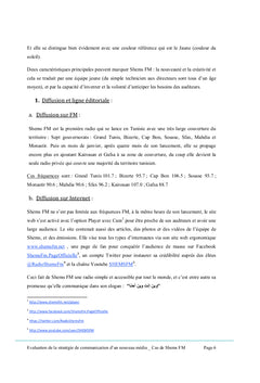 Evaluation de la strategie de communication d'un nouveau media