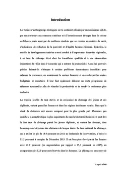 Relation entre le commerce et la croissance économique en Tunisie
