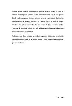 Relation entre le commerce et la croissance économique en Tunisie