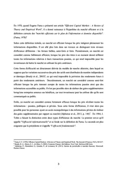 Une lecture critique des modèles de gestion de portefeuille