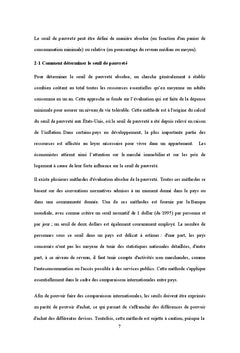 Seuil relatif, mesure floue de la pauvrete. Nouvelles propositions