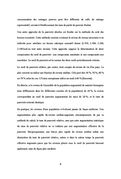 Seuil relatif, mesure floue de la pauvrete. Nouvelles propositions