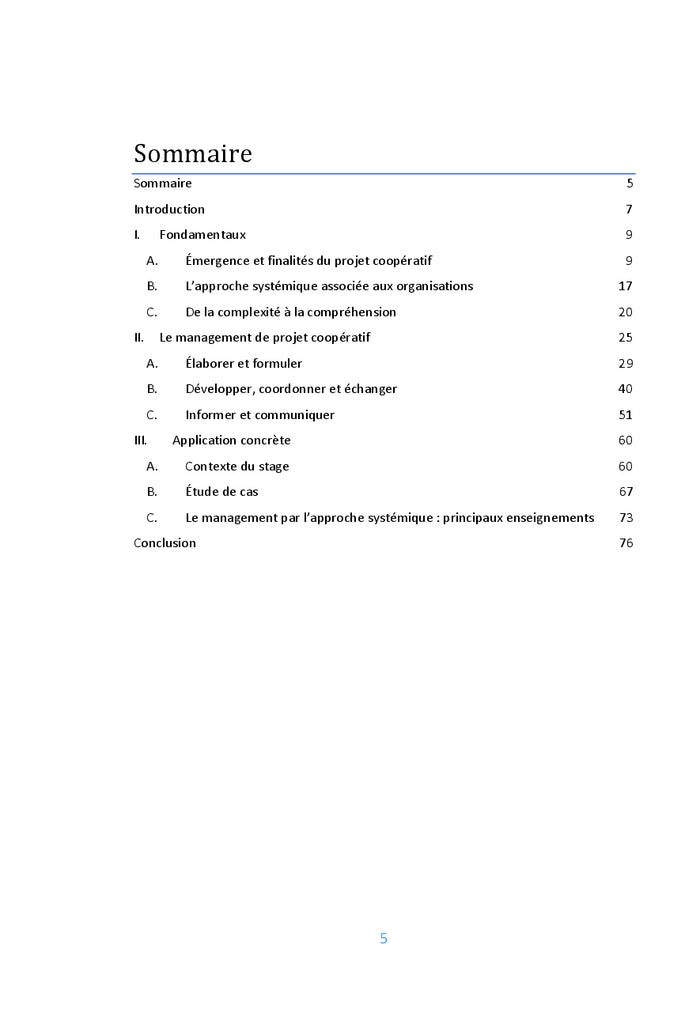 Projet coopératif et communication(s)