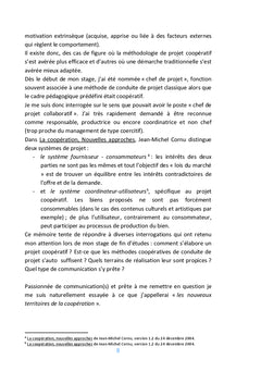 Projet coopératif et communication(s)