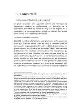 Projet coopératif et communication(s)