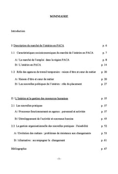 L'évolution récente du marché de l'intérim dans la région P.A.C.A