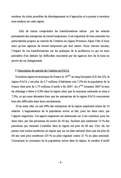 L'évolution récente du marché de l'intérim dans la région P.A.C.A