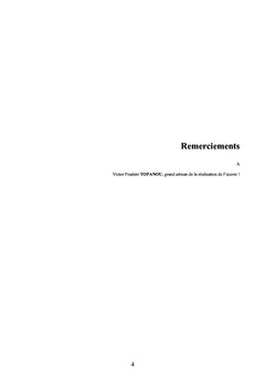 Subsidiarite, Gouvernance de Ressources Humaines, Cooperation au BENIN