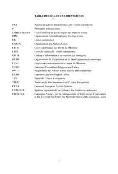 L'institution d'un systeme de voies legales et securisees de migration