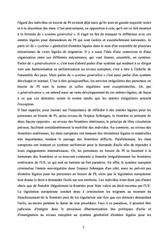 L'institution d'un systeme de voies legales et securisees de migration