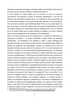 L'institution d'un systeme de voies legales et securisees de migration