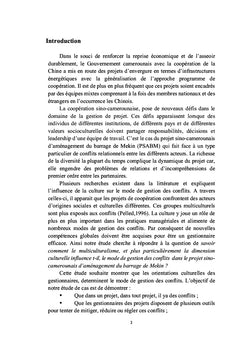 Gestion des conflits multiculturels dans les projets sino-camerounais