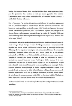 Twitter, le nouveau media de l'information