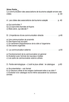 La communication dans les associations de tourisme adapte
