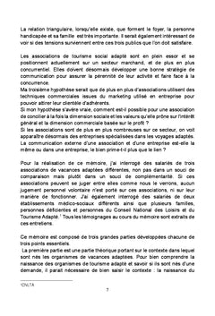 La communication dans les associations de tourisme adapte