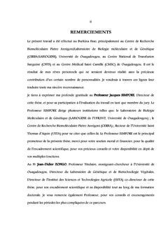 Hépatites virales, VIH et Epstein Barr Virus au Burkina Faso