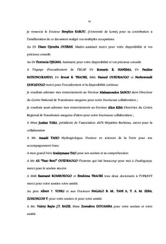 Hépatites virales, VIH et Epstein Barr Virus au Burkina Faso