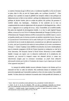 La réduction de la dépendance automobile dans les aires urbaines