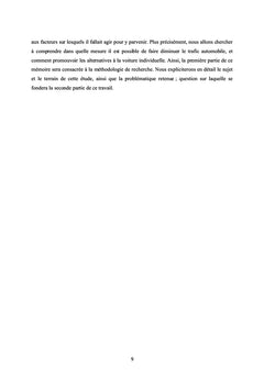 La réduction de la dépendance automobile dans les aires urbaines