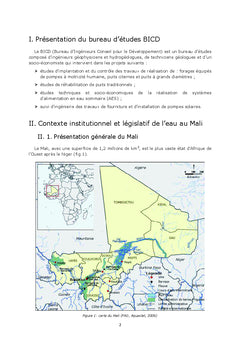 Hydraulique villageoise en Afrique de l'Ouest
