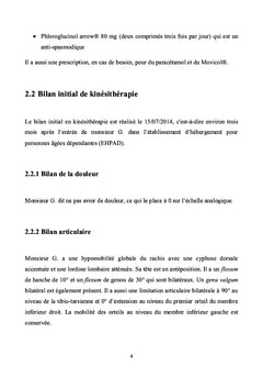 Impact de la rééducation sur la cognition d'une personne âgée démente