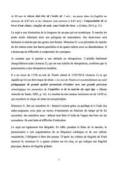Impact de la rééducation sur la cognition d'une personne âgée démente