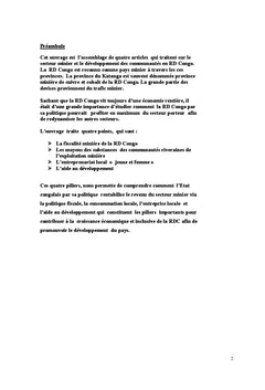Quelles politiques Economiques RD Congo?