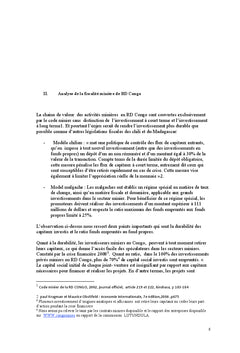 Quelles politiques Economiques RD Congo?