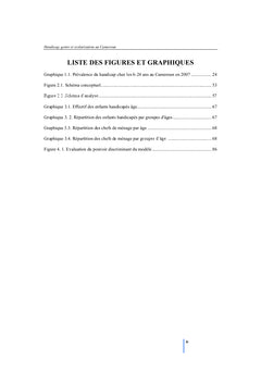 Handicap, genre et scolarisation au Cameroun