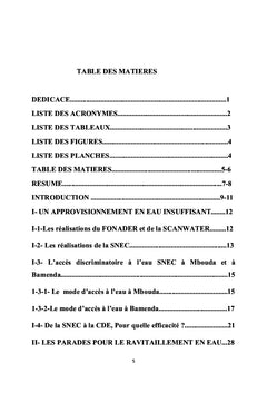 Crise d'eau potable et stratégies de ravitaillement au Cameroun