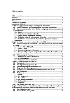 Médiation culturelle en milieu urbain: L'Exemple des centres culturels